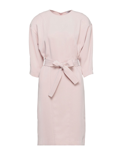 P.a.r.o.s.h Midi Dresses In Light Pink