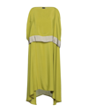 Pierantonio Gaspari Midi Dresses In Acid Green