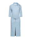 Patrizia Pepe Midi Dresses In Sky Blue