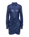 Pinko Short Dresses In Blue