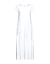 Alpha Studio Midi Dresses In White