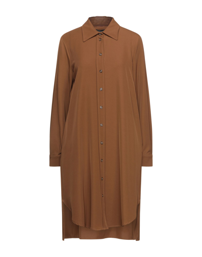 Ottod'ame Midi Dresses In Brown