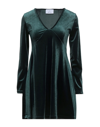 Berna Short Dresses In Dark Green