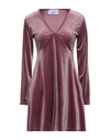 Berna Short Dresses In Pastel Pink