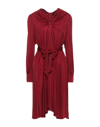 Isabel Marant Short Dresses In Maroon