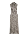 Kaos Midi Dresses In Dark Brown