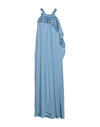 Icona By Kaos Long Dresses In Pastel Blue