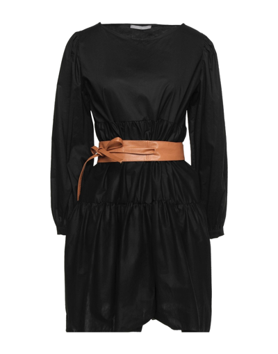 Amelie Rêveur Short Dresses In Black