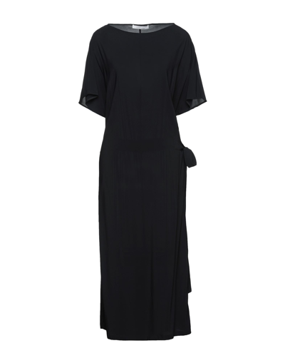 Liviana Conti Midi Dresses In Black