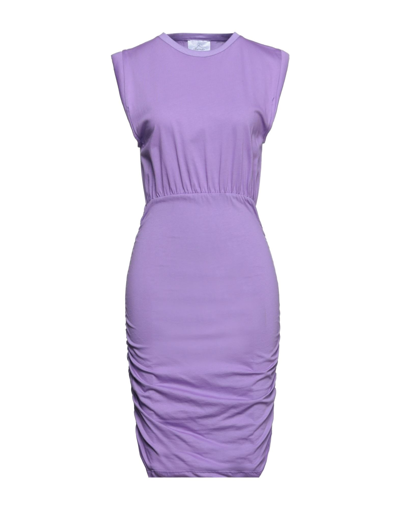 Berna Short Dresses In Purple