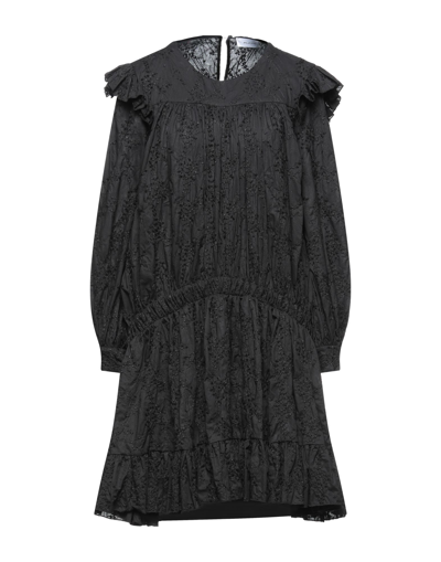 Aglini Short Dresses In Black