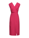 Ballantyne Midi Dresses In Red