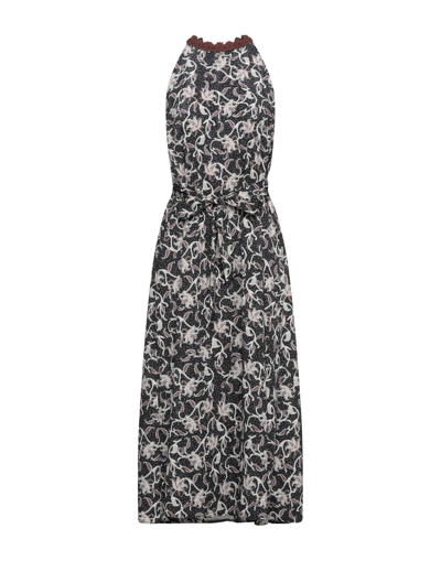 Pinko Midi Dresses In Black