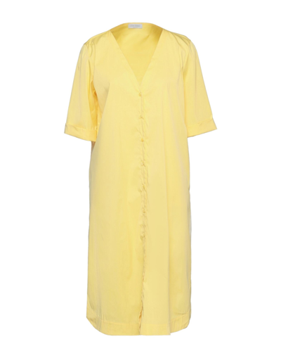 Gran Sasso Midi Dresses In Yellow