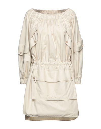 Max Mara Short Dresses In Beige