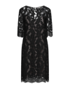 Seventy Sergio Tegon Midi Dresses In Black