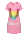 Love Moschino Short Dresses In Pink