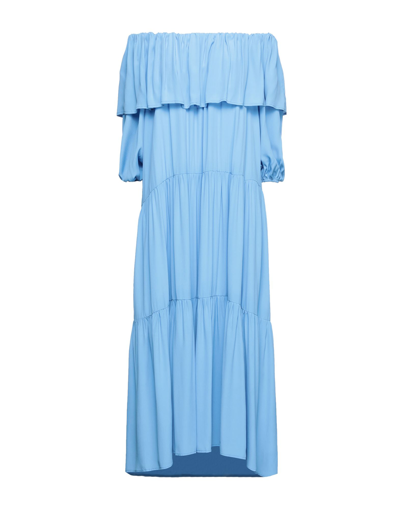 Kaos Long Dresses In Blue