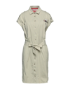Aeronautica Militare Short Dresses In Sage Green