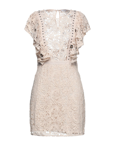 Patrizia Pepe Short Dresses In Beige