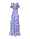 Elisabetta Franchi Long Dresses In Purple