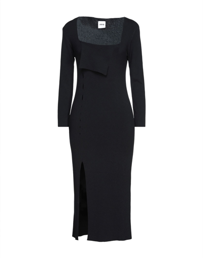 Akep Midi Dresses In Black