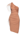 Elisabetta Franchi Midi Dresses In Blush