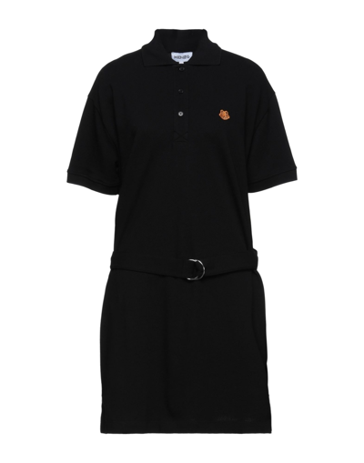 Kenzo Short Dresses In Black