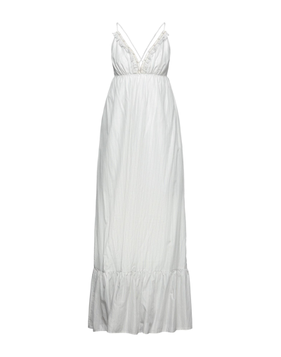 Manila Grace Long Dresses In White