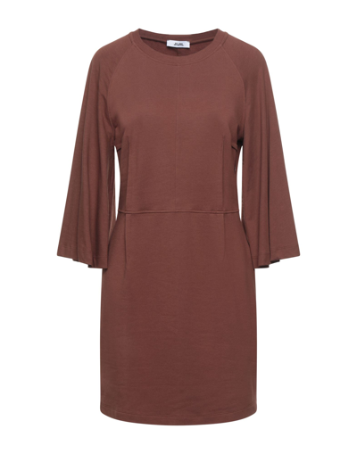 Jijil Short Dresses In Brown