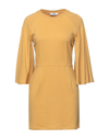 Jijil Short Dresses In Yellow