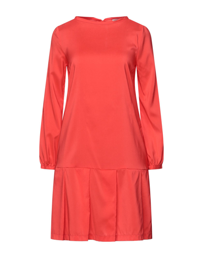 Ballantyne Short Dresses In Orange