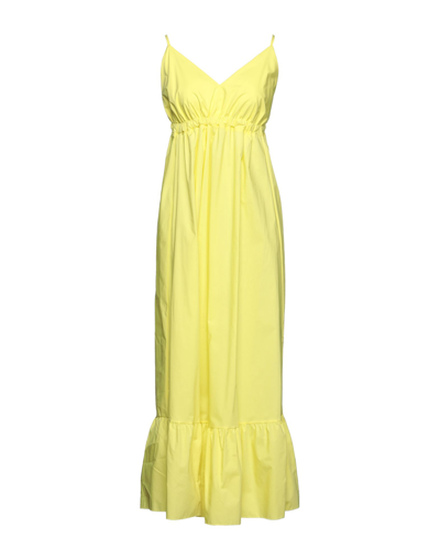 Berna Long Dresses In Yellow