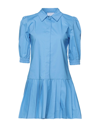 Berna Short Dresses In Blue