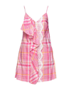Sfizio Short Dresses In Pink