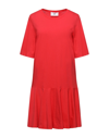 Solotre Short Dresses In Red