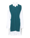Maison Margiela Midi Dresses In Deep Jade