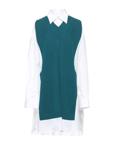 Maison Margiela Midi Dresses In Deep Jade