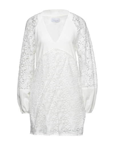 Gaelle Paris Short Dresses In White