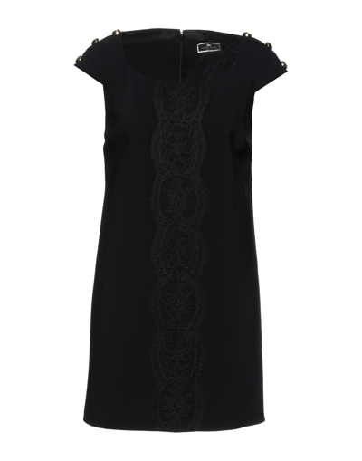 Elisabetta Franchi Short Dresses In Black