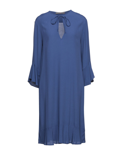 19.70 Nineteen Seventy Midi Dresses In Blue