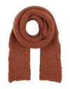 Roberto Collina Scarves In Rust