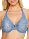 Wacoal Halo Lace Convertible Bra In China Blue