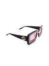 GUCCI 192H44F0A,GG0974S 001 BLACK BLACK PINK