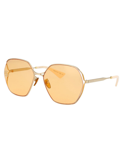 Gucci Gg0818sa Sunglasses In Brown
