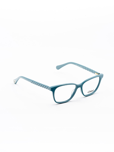 Chloé Cc0003o Eyewear In Light Blue Light Blue