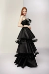 ISABEL SANCHIS FOSSACESIA TIERED GOWN,IS22SG44-20