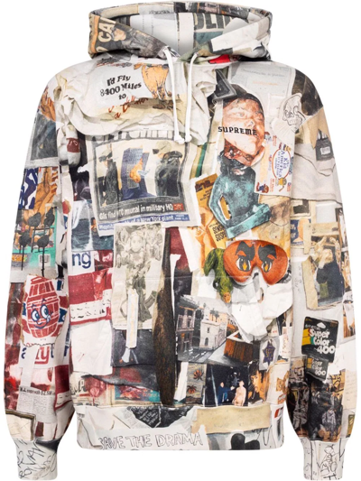Supreme Dash's Wall Hoodie In Weiss