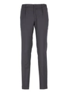 Incotex Tailored Wool Trousers In Blue