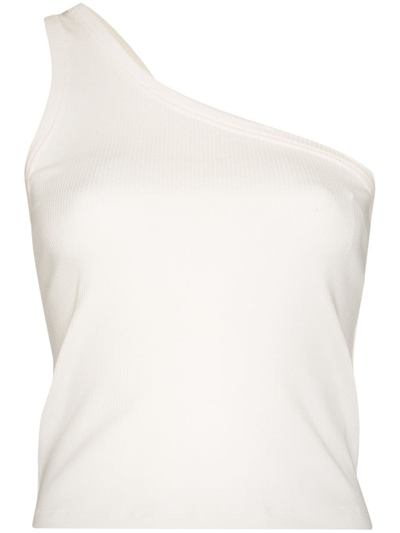 Skin Ingeborg One-shoulder Tank Top In 中性色